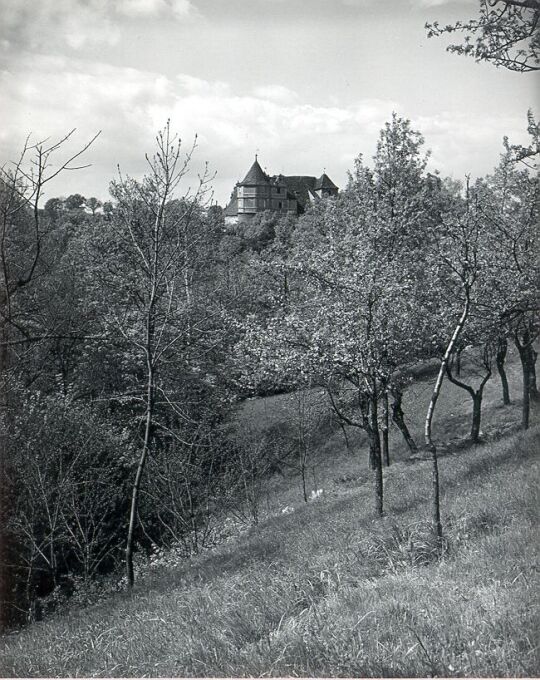 Blick zum Schloss Scharfenberg