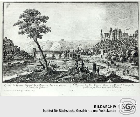 Blick auf Meißen