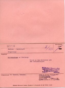 Hüttenanlagen im Muldental bei Freiberg