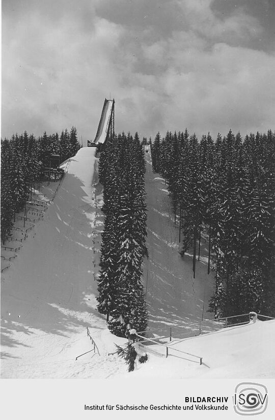 Sprungschanze bei Johanngeorgenstadt