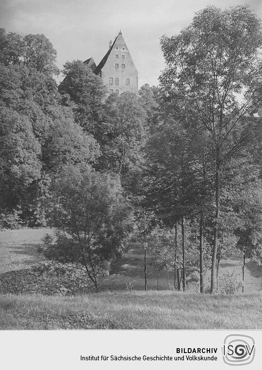 Blick auf Schloß Reinsberg