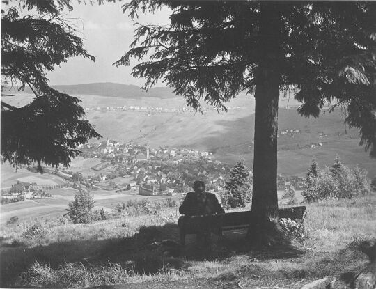 Blick auf Oberwiesenthal