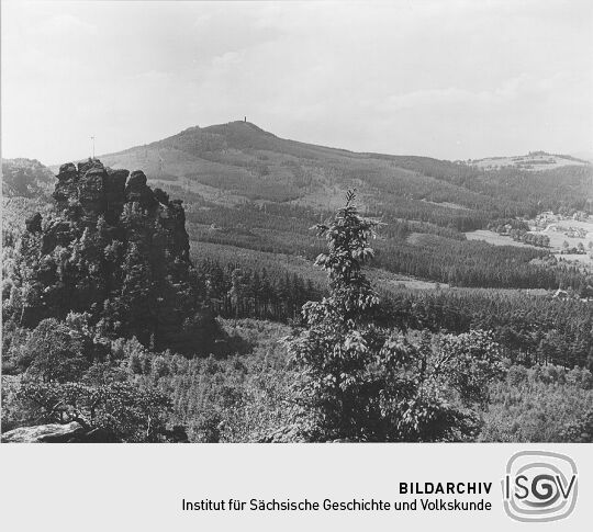 Blick in das "Töpfergebiet" bei Oybin