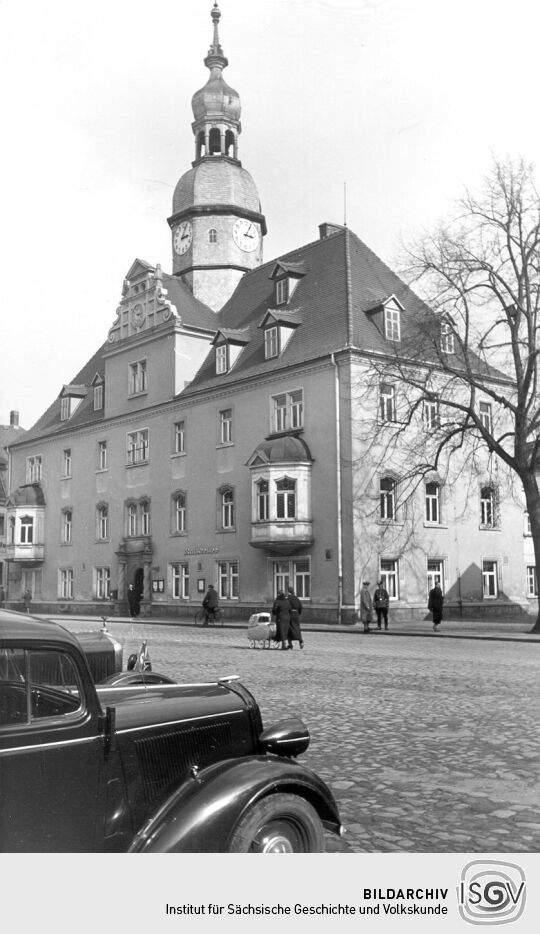 Das Rathaus in Borna