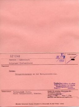 Kriegerehrenhain an der Kunigundenkirche in Borna
