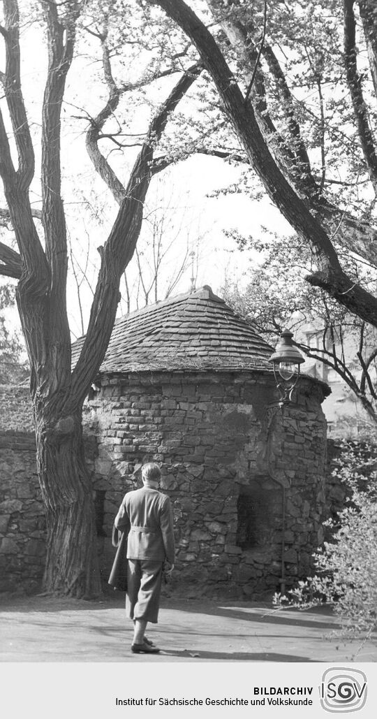 Die Stadtmauer in Borna