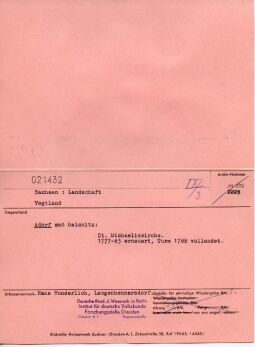 Ortsansicht in Adorf