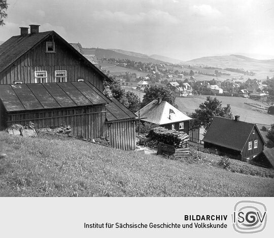 Blick nach Schwaderbach in der heutigen Tschechischen Republik