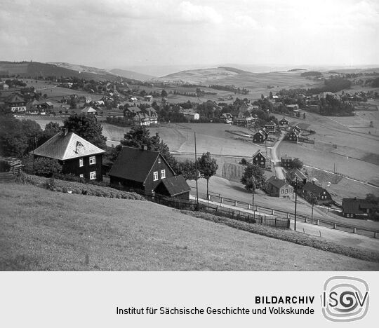 Blick nach Schwaderbach in der heutigen Tschechischen Republik