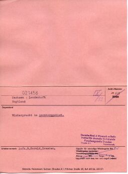 Im vogtländischen Aschberggebiet
