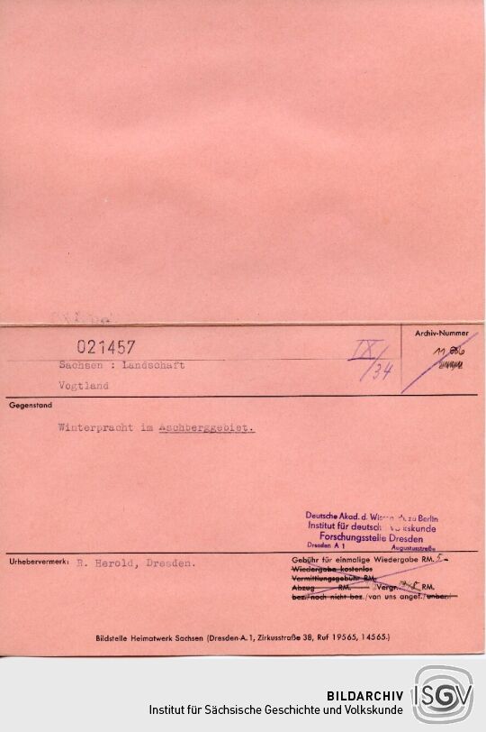Im vogtländischen Aschberggebiet