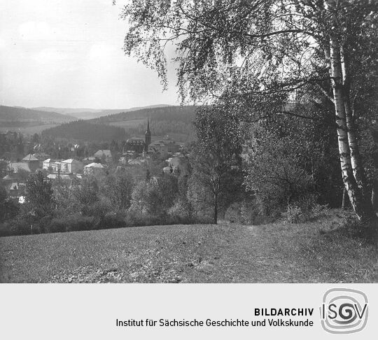 Blick auf Bad Elster
