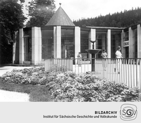 An der Salzquelle in Bad Elster