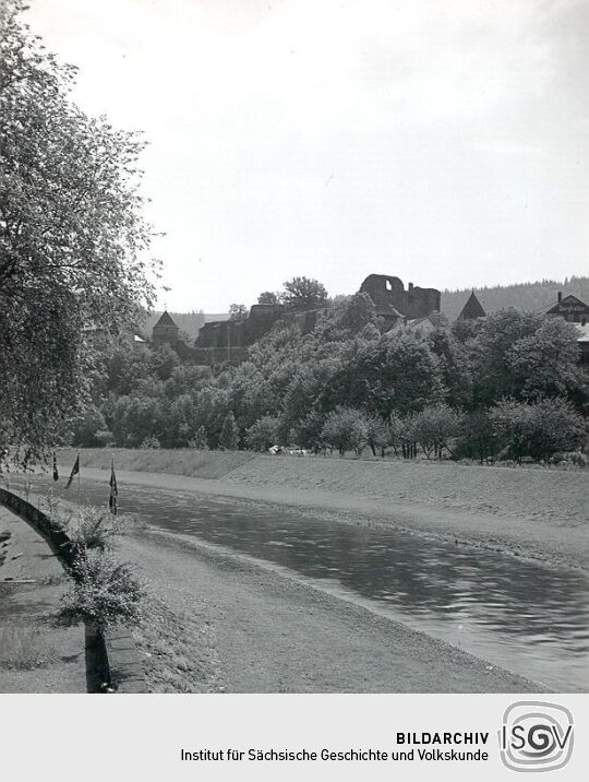 Ruine der Burg Elsterberg