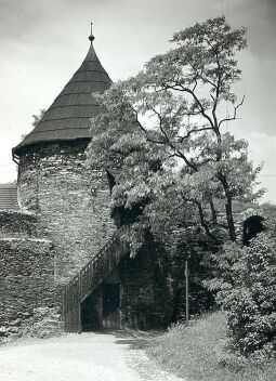 Bild: Turm der Burgruine Elsterberg