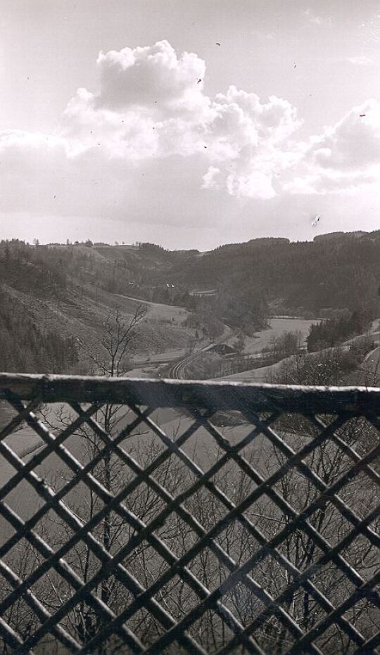 Blick in das Tal der Weißen Elster bei Liebau