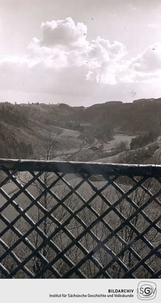 Blick in das Tal der Weißen Elster bei Liebau