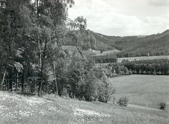 Blick auf den Erlbacher Ortsteil Eubabrunn