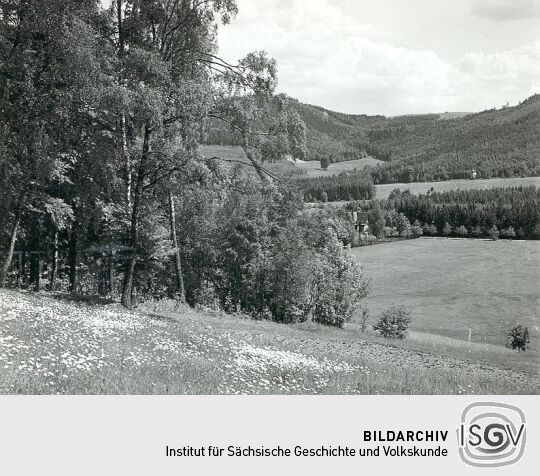 Blick auf den Erlbacher Ortsteil Eubabrunn