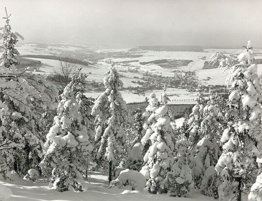 Winterliche Landschaft bei Erlbach