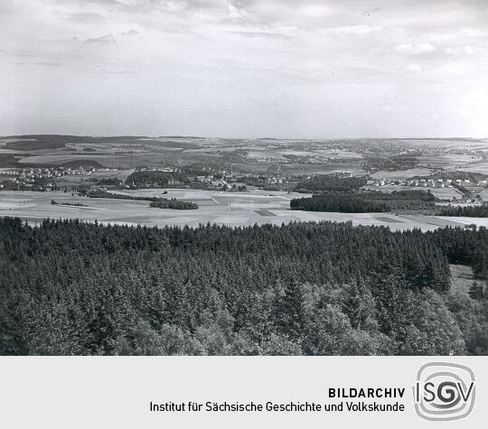 Blick über das Vogtland bei Netzschkau