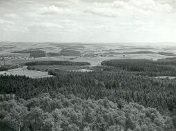 Bild: Blick vom Kuhberg bei Netzschkau über das Vogtland