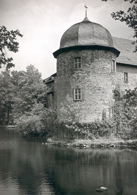 Das ehemalige Wasserschloss in Mechelgrün