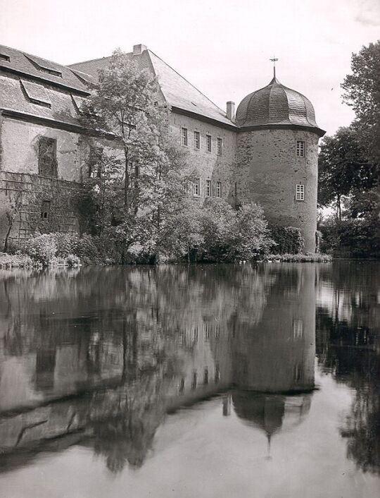 Das ehemalige Wasserschloss in Mechelgrün