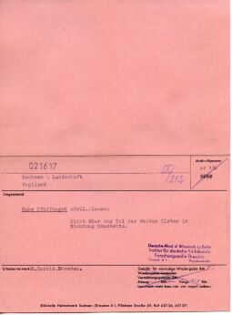 Abgeerntete Wiesen bei Jößnitz