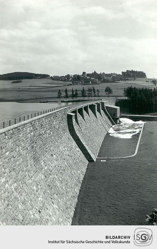 Talsperre an der Weißen Elster bei Pirk