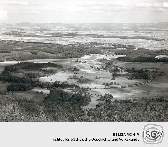 Blick vom Kapellenberg nach Böhmen