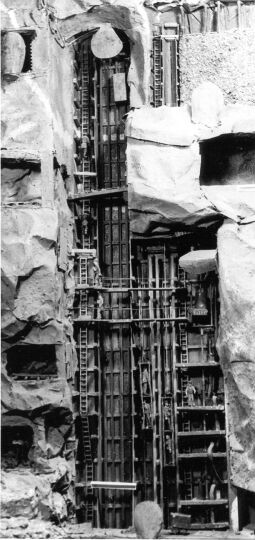Bild: Detail aus einem Bergwerksmodell
