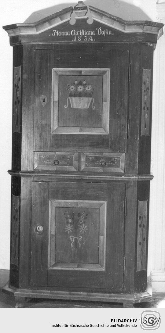 Speiseschrank aus einer vogtländischer Bauernstube