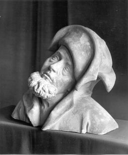 Bild: Kopf des Daniel im Freiberger Dom