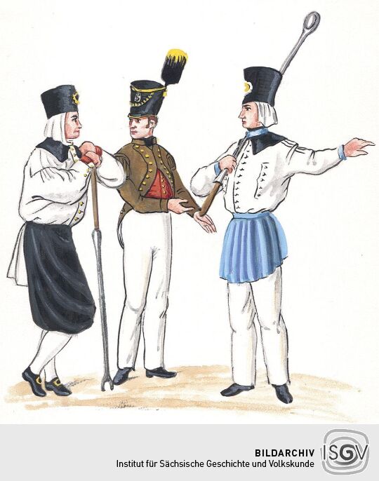 Silberhüttenarbeiter, Amalgamierarbeiter und Blaufarbenarbeiter