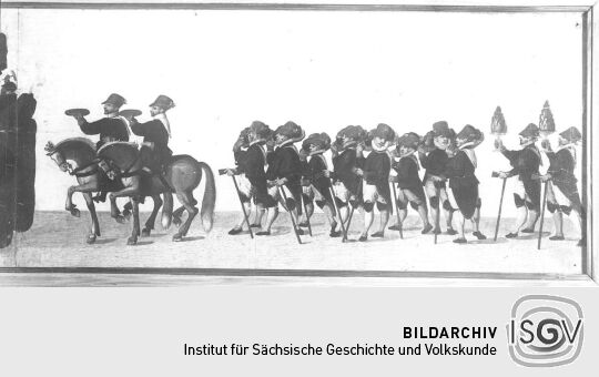Festzug sächsischer Bergleute