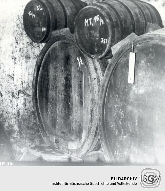 Faßlagerung in Seußlitz