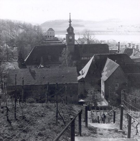 Blick vom Seußlitzer Schloßberg