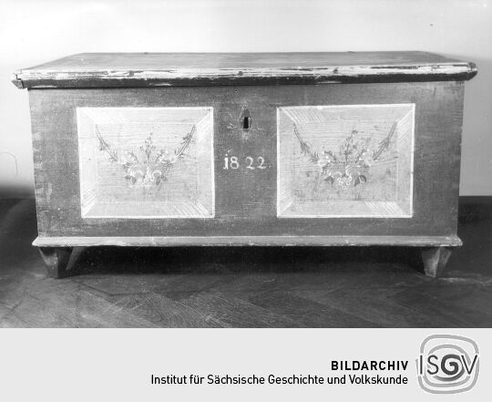 Truhe aus dem Heimatmuseum Sebnitz