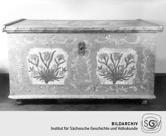 Truhe aus dem Heimatmuseum Sebnitz
