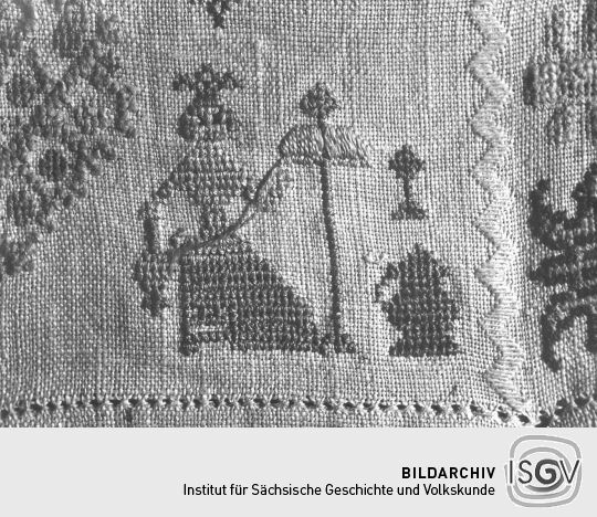 Sticktuch aus dem Heimatmuseum Neustadt