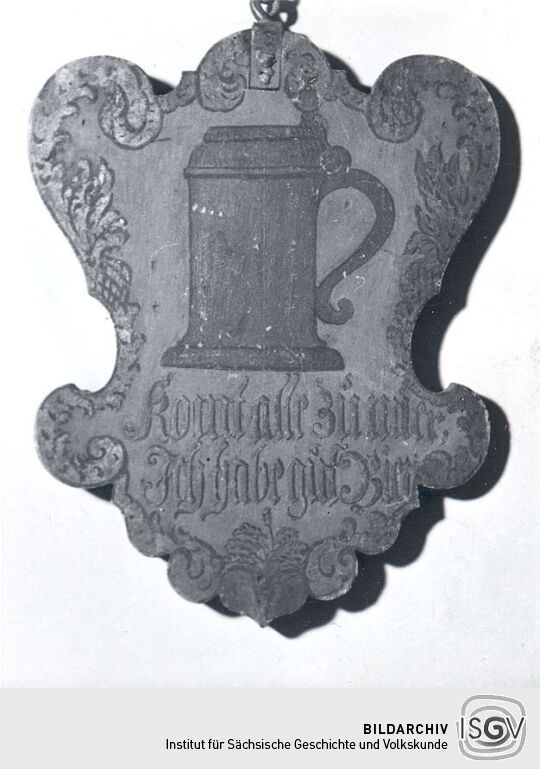 Schankzeichen aus dem Heimatmuseum Neustadt