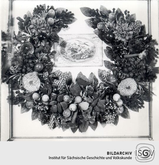 Gewürzkranz aus dem Heimatmuseum Sebnitz