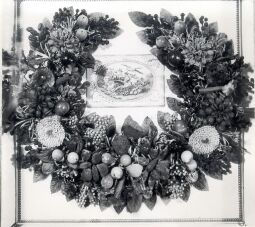 Bild: Gewürzkranz aus dem Heimatmuseum Sebnitz