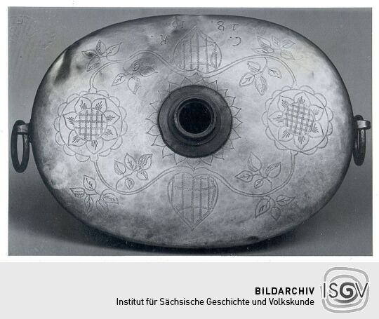 Wärmflasche aus dem Heimatmuseum Sebnitz