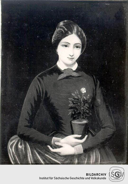 Mädchenbild aus dem Heimatmuseum Sebnitz