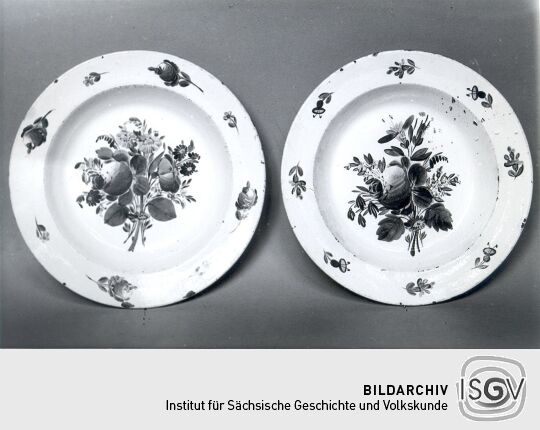 Teller aus dem Heimatmuseum Sebnitz