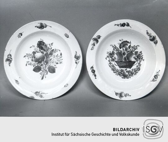 Teller aus dem Heimatmuseum Sebnitz