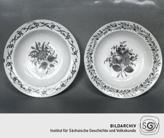 Teller aus dem Heimatmuseum Sebnitz