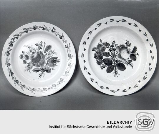 Teller aus dem Heimatmuseum Sebnitz